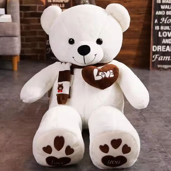 Doudou ours blanc