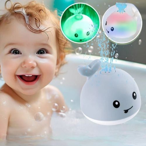 Jouet de bain baleine lumineuse
