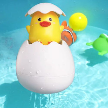 Jouet de bain poussin jaune