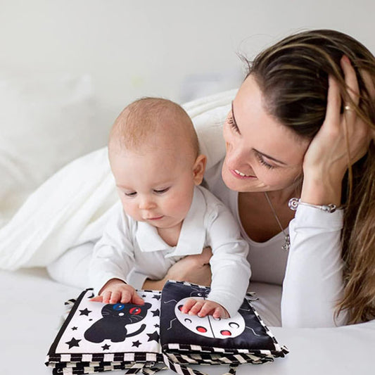 Livre sensoriel bébé Montessori - Twinkles & Winkles