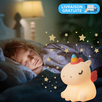 Veilleuse enfant licorne tactile - Twinkles & Winkles