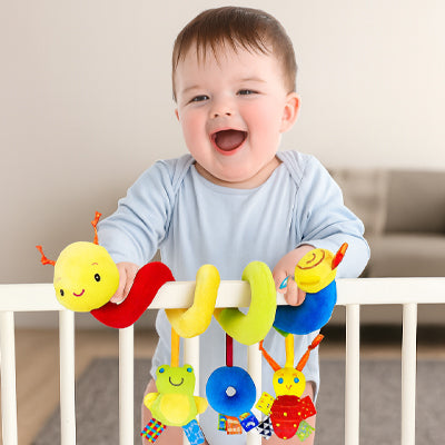 hochet spirale bébé coquille