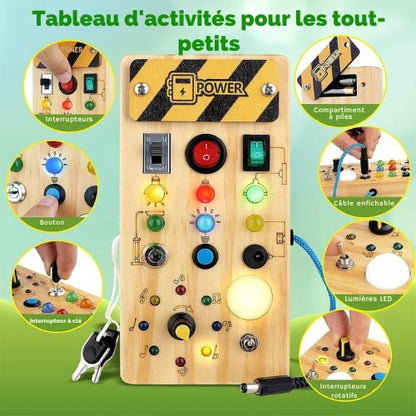 Jeu en bois - planche Montessori - Twinkles & Winkles