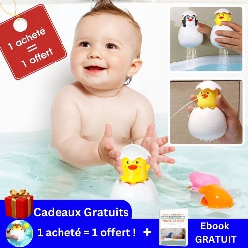 Jouet de bain bébé - Canard - Twinkles & Winkles