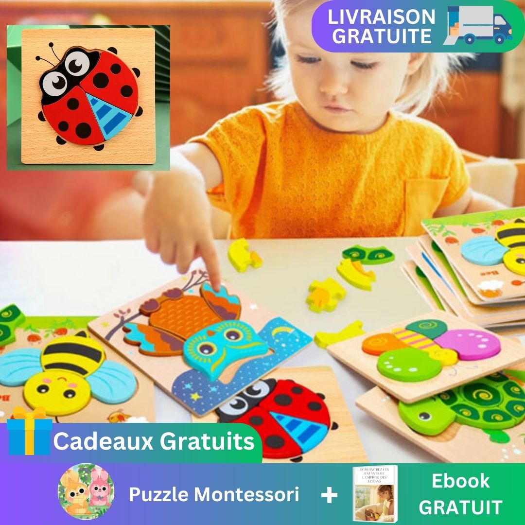 Puzzle en bois 3D - Twinkles & Winkles