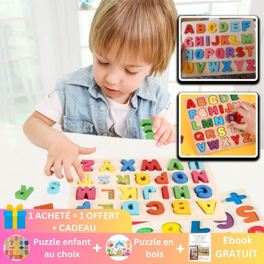 Puzzle en bois - Alphabet - Twinkles & Winkles