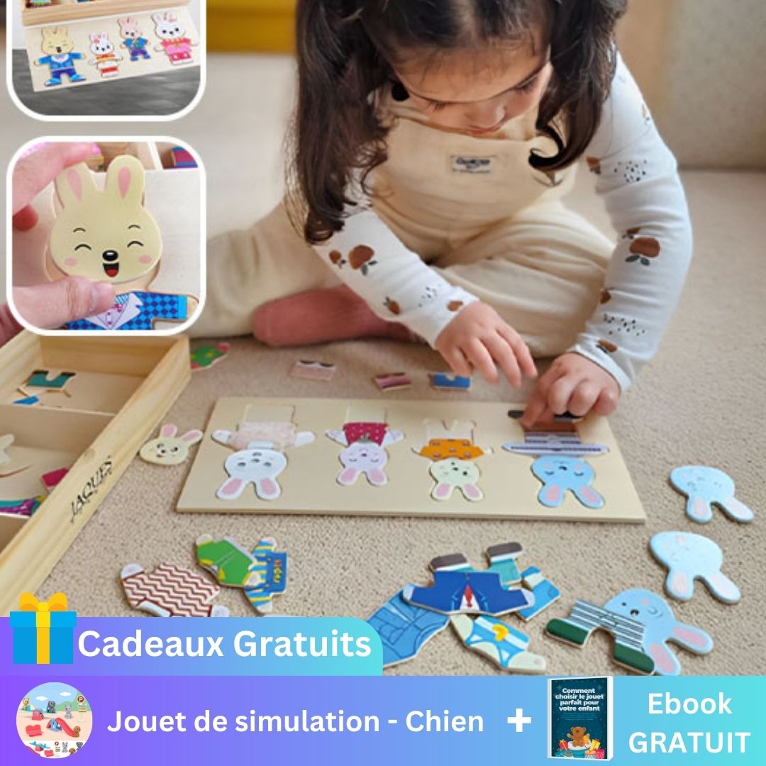 Puzzle en bois - Animaux - Twinkles & Winkles