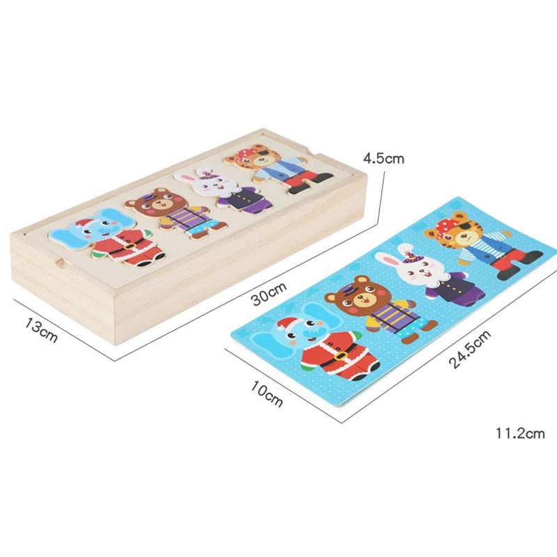 Puzzle en bois - Animaux - Twinkles & Winkles